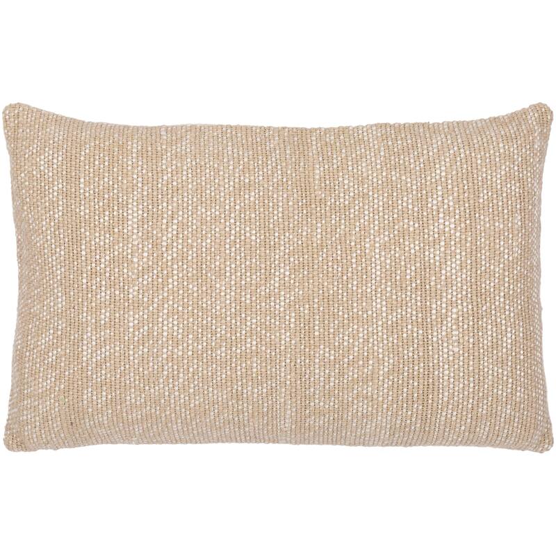Hillan Simple Mixed Fabrics Woven Throw Pillow