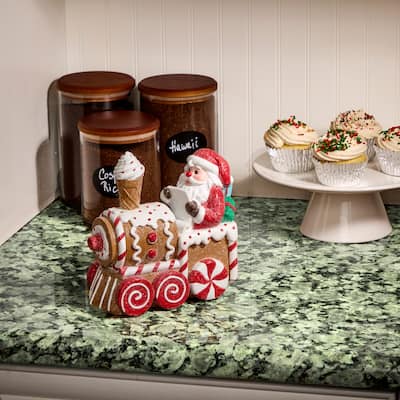 6.5" Resin Sweets Santa Train
