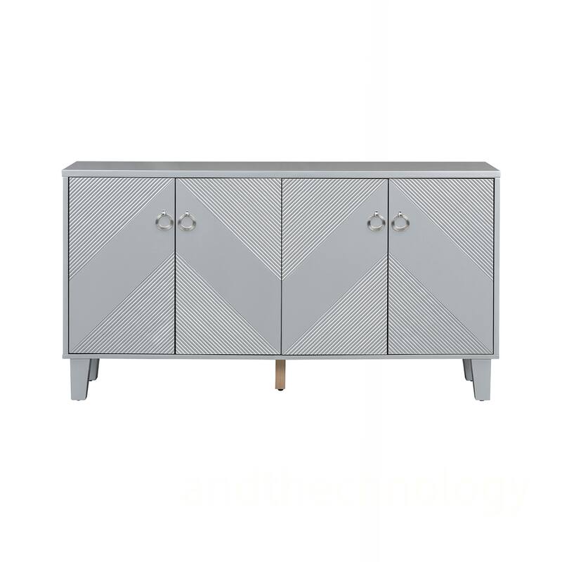 Geometric Patterns MDF Cabinet