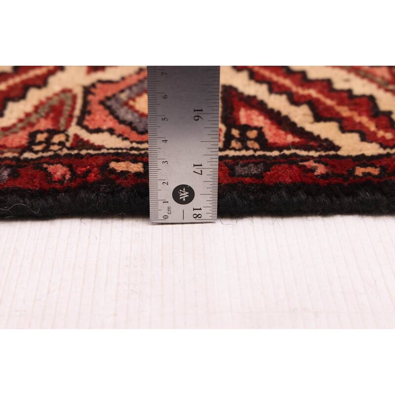 ECARPETGALLERY Hand-knotted Andelz Red Wool Rug - 4'1 x 10'4