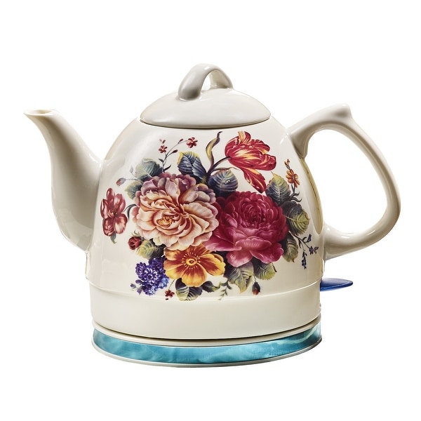 white tea kettle
