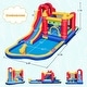preview thumbnail 4 of 15, Costway 9-in-1 Inflatable Bounce Castle with Waterslide Splash Pool
