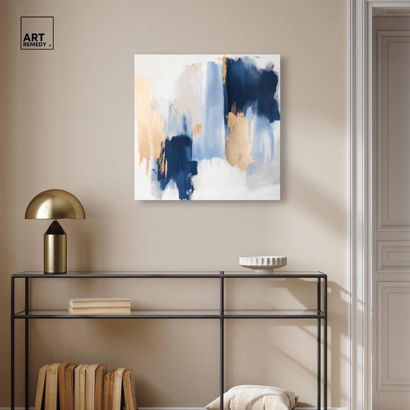 Tranquil Blue Depths I Canvas by Art Remedy, Gallery Wrapped