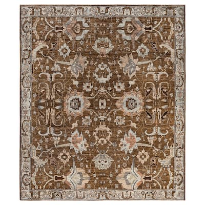 Serapi One-of-a-Kind Hand-Knotted Area Rug - Brown - 8' 2" x 9' 9"