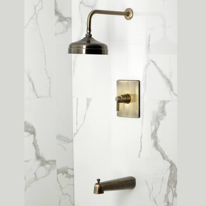 Kingston Brass NuvoFusion Single-Handle Pressure Balanced Tub and Shower Faucet