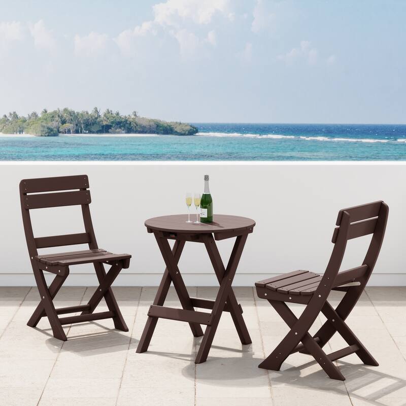 Laguna 3-Piece Folding Dining Set