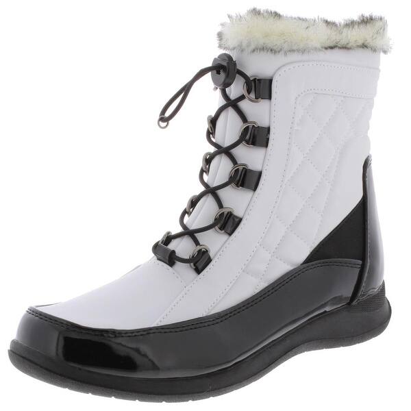 Shop Sporto Womens Jenny Winter Boots Patent Quilted Overstock
