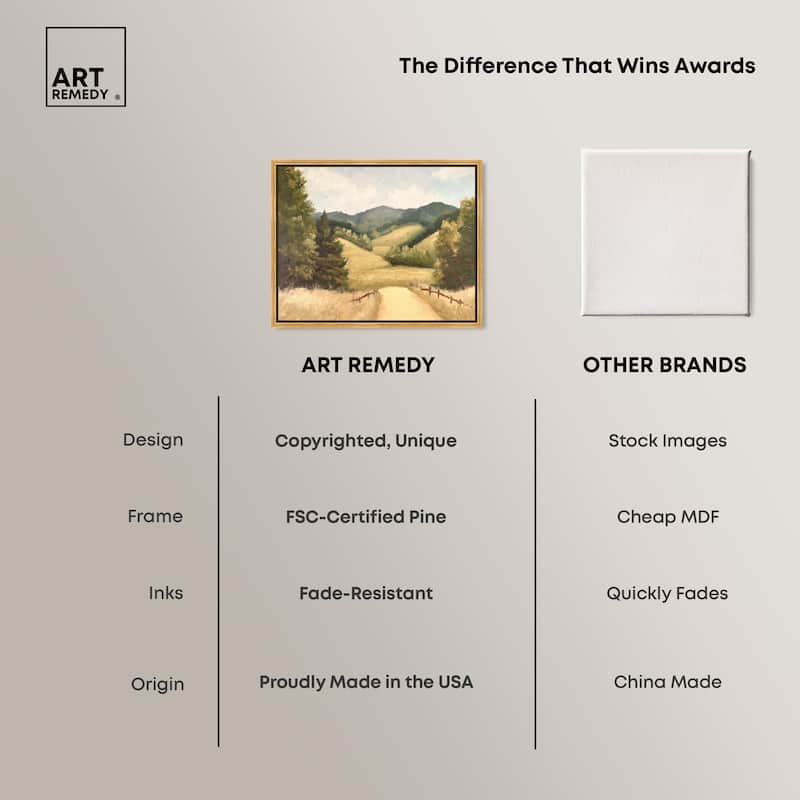 Summer Fields Canvas by Art Remedy