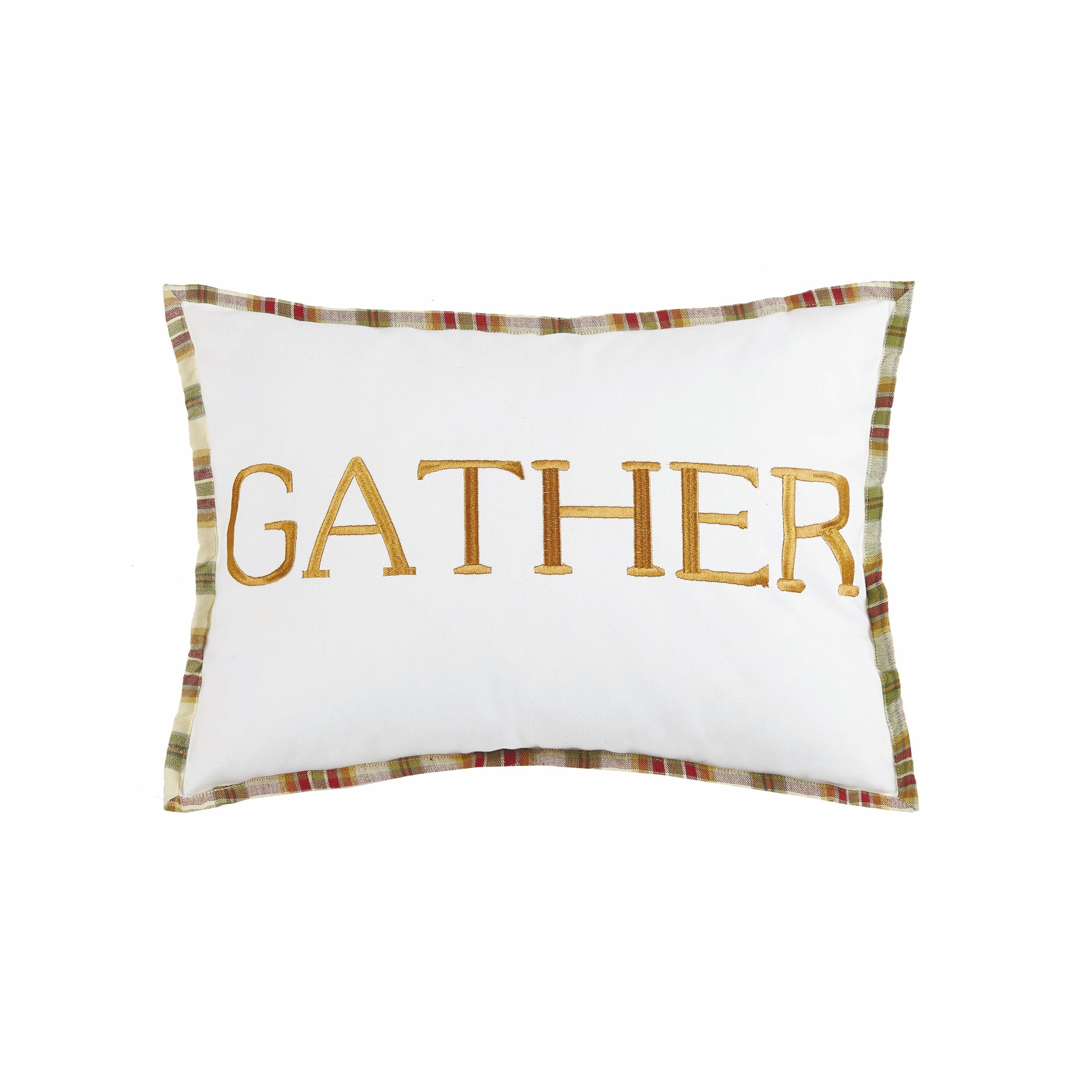 Peking Handicraft 31pk1021c20ob 14 X 20 In. Holiday Gather Embroidered Poly Filled Pillow Multicolour