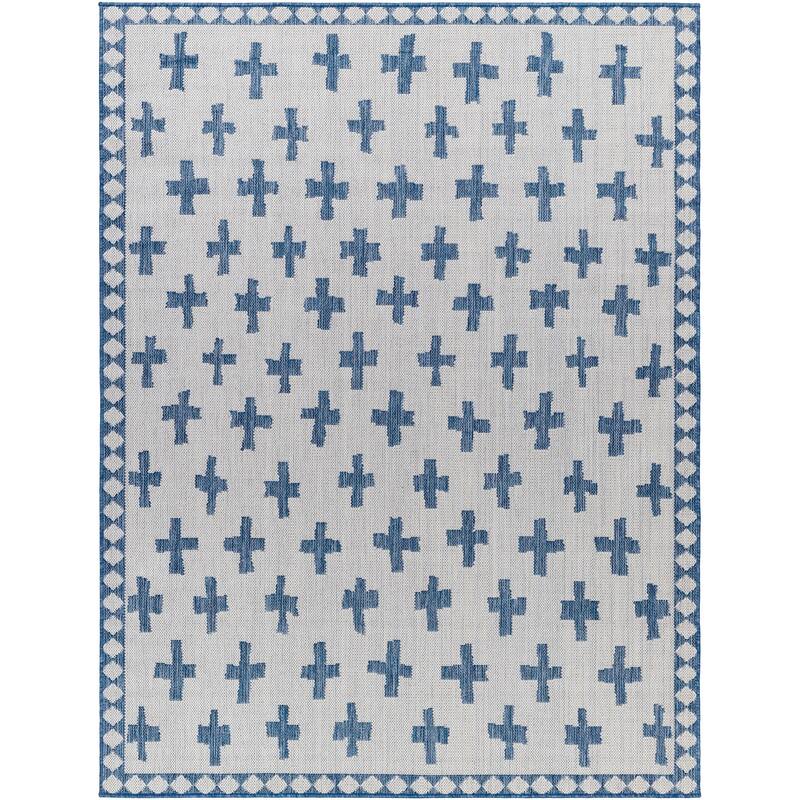 Livabliss Boronia Indoor/ Outdoor Mod Geometric Area Rug