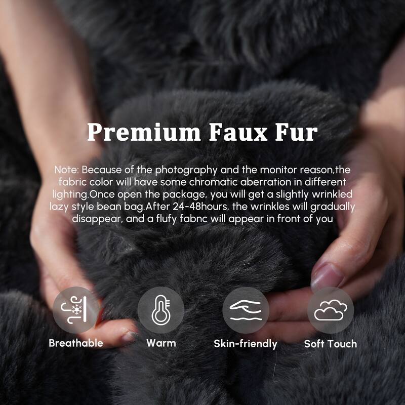 HOOOWOOO Lazy Floor Sofa Couch Corner Fireside Chair