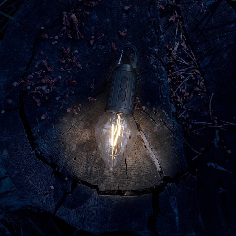 Novelty Lights Rechargeable Camp Light, Warm White LED Teardrop, USB-C Recharging