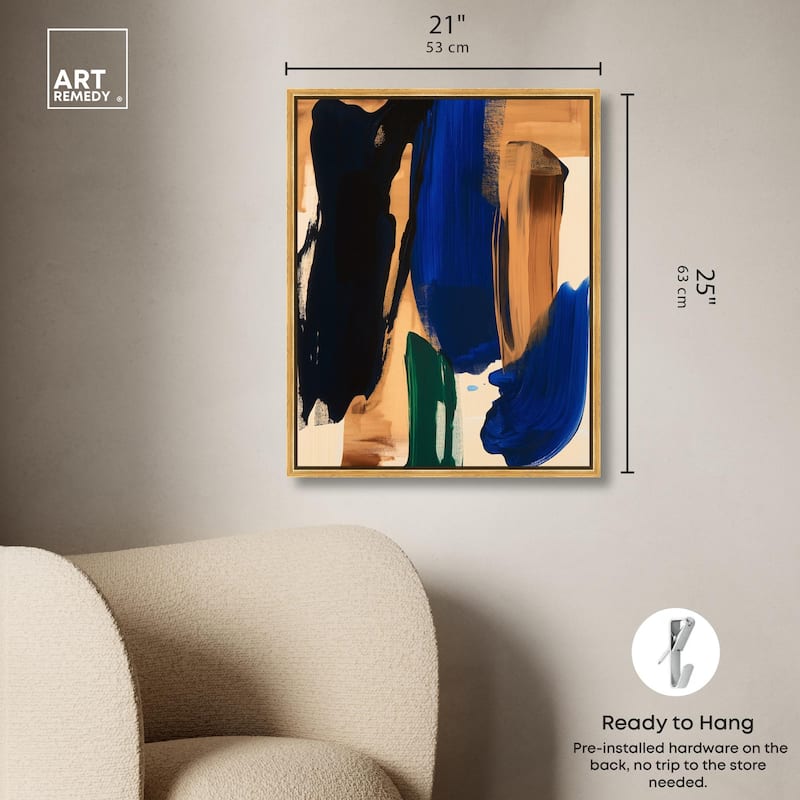 Ochre Odyssey Canvas by Art Remedy