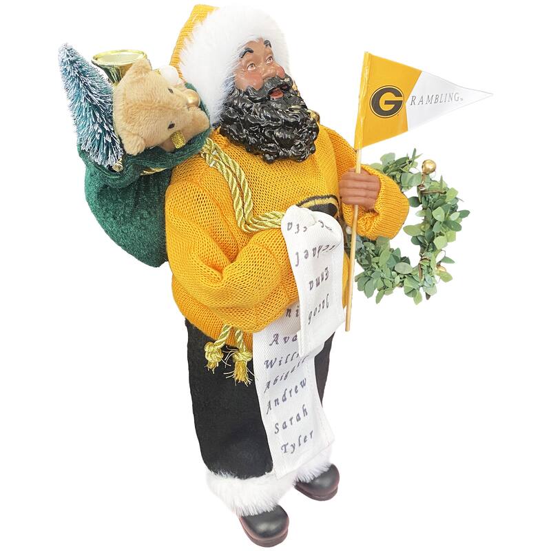 12" Grambling Proud Santa