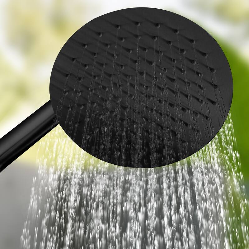 63"H 316 Stainless Steel Wall-Mounted Heavy-Duty Outdoor Shower