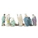 preview thumbnail 67 of 77, Glitzhome 12pcs Resin Christmas Multi/ Blue/ Ivory Nativity Figurines Set