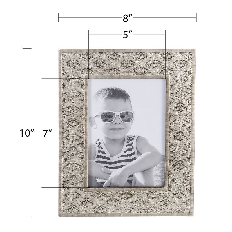Creative Scents Dublin Brushed Silver Picture Frame