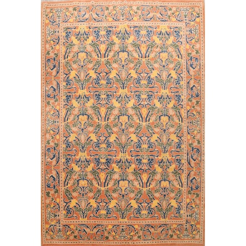 Floral Modern Oriental Living Room Area Rug Wool Hand-knotted - 9'2" x 10'10"