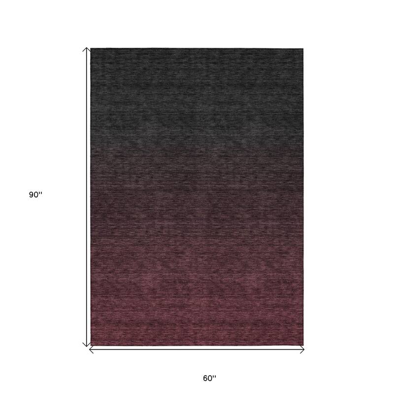 HomeRoots Abstract Transitional Rectangle Outdoor Rug