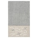 preview thumbnail 6 of 13, Authentic Hotel and Spa 100% Turkish Cotton Braelyn Embellished Bath Towel Light Gray