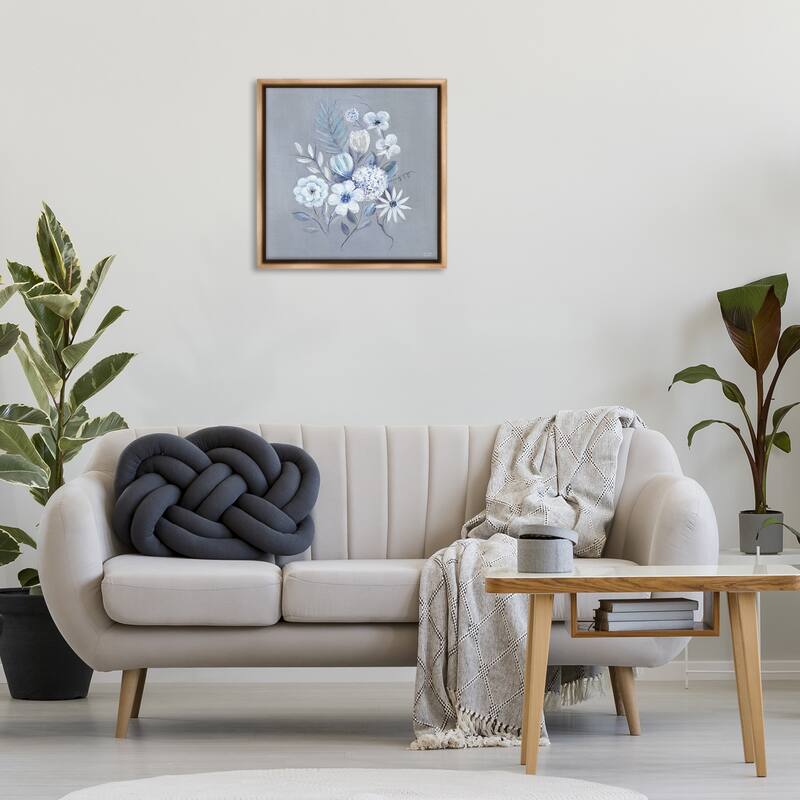 Stupell Mixed Flower Bundle Framed Floater Canvas Wall Art Design By Marilyn Dunlap