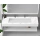 preview thumbnail 30 of 157, Pyramid Solid Surface Wall-Mounted Bathroom Sink