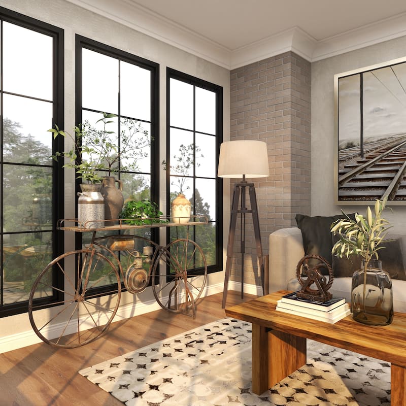 Bronze Metal Indoor Outdoor Weathered Vintage Bike Indoor Outdoor Plantstand