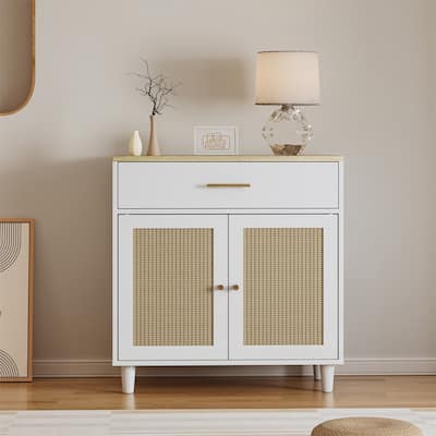 Wooden Sideboard, Storage Cabinet for Living Room