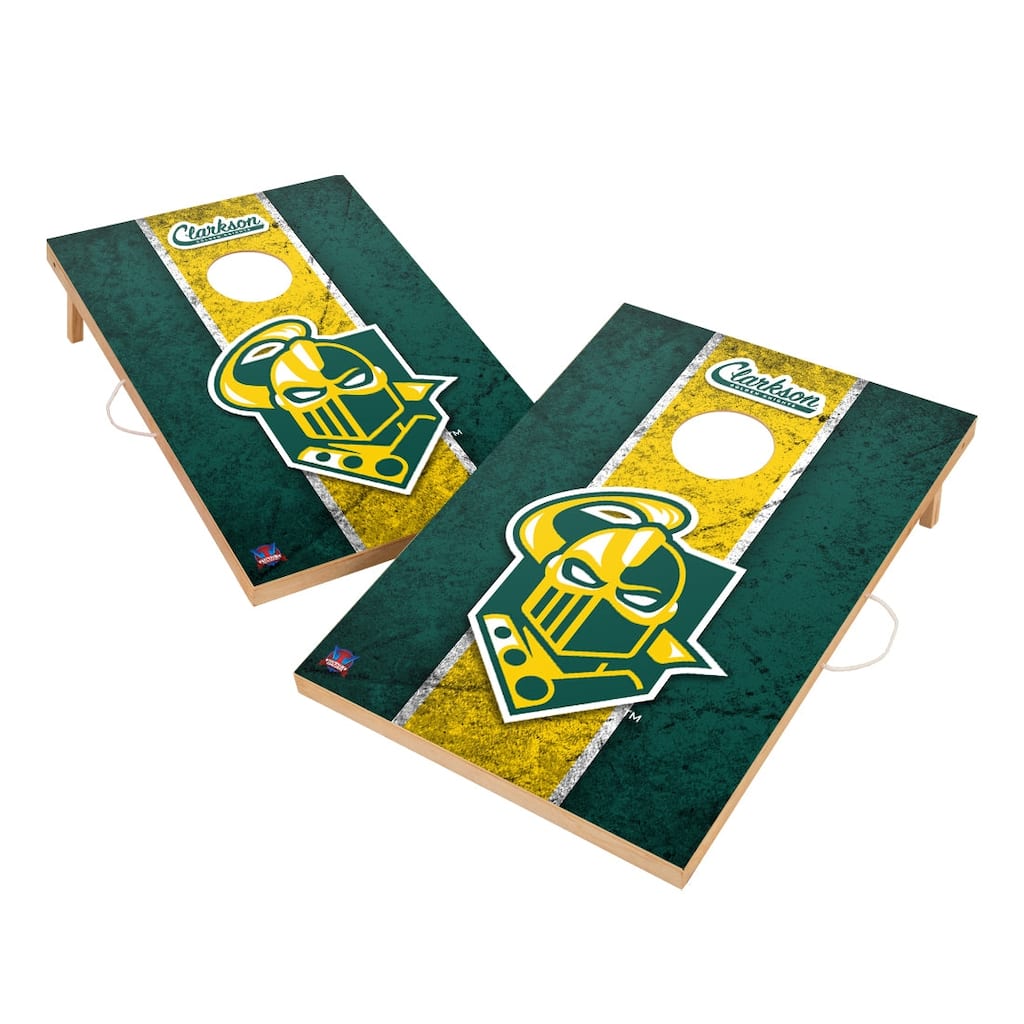 Vintage Clarkson Golden Knights Regulation 2x4 Cornhole Set