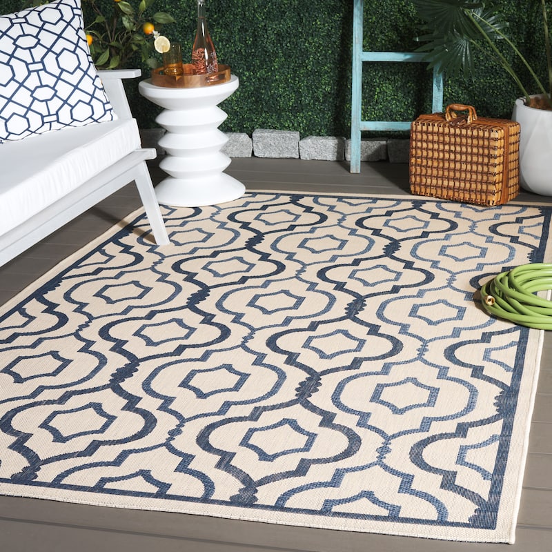 SAFAVIEH Courtyard Oyvor Indoor/ Outdoor Waterproof Patio Backyard Rug