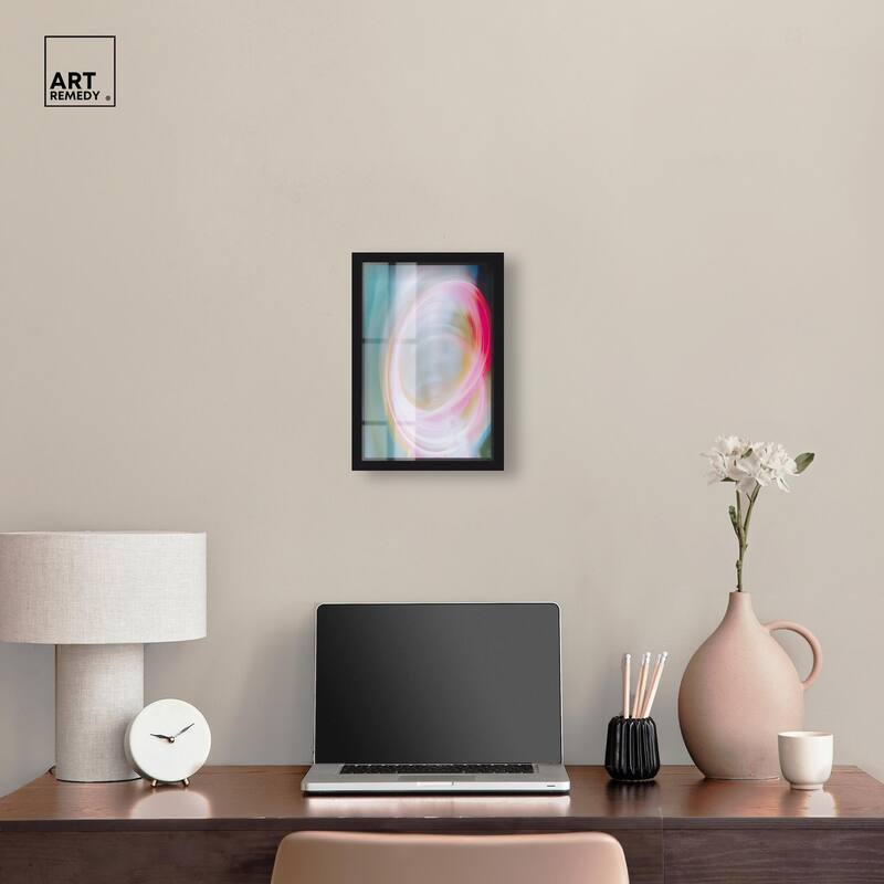 Swirling Light III Shadowbox by Art Remedy