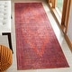 preview thumbnail 51 of 59, SAFAVIEH Classic Vintage Boho Laurette Distressed Oriental Cotton Rug 2'4" x 8' Runner - Orange/Red - Runner