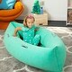 preview thumbnail 4 of 3, Bouncyband Comfy Hugging Peapod Sensory Pod, 60", Ages 6-12 Up to 3-5'1" Tall, Green