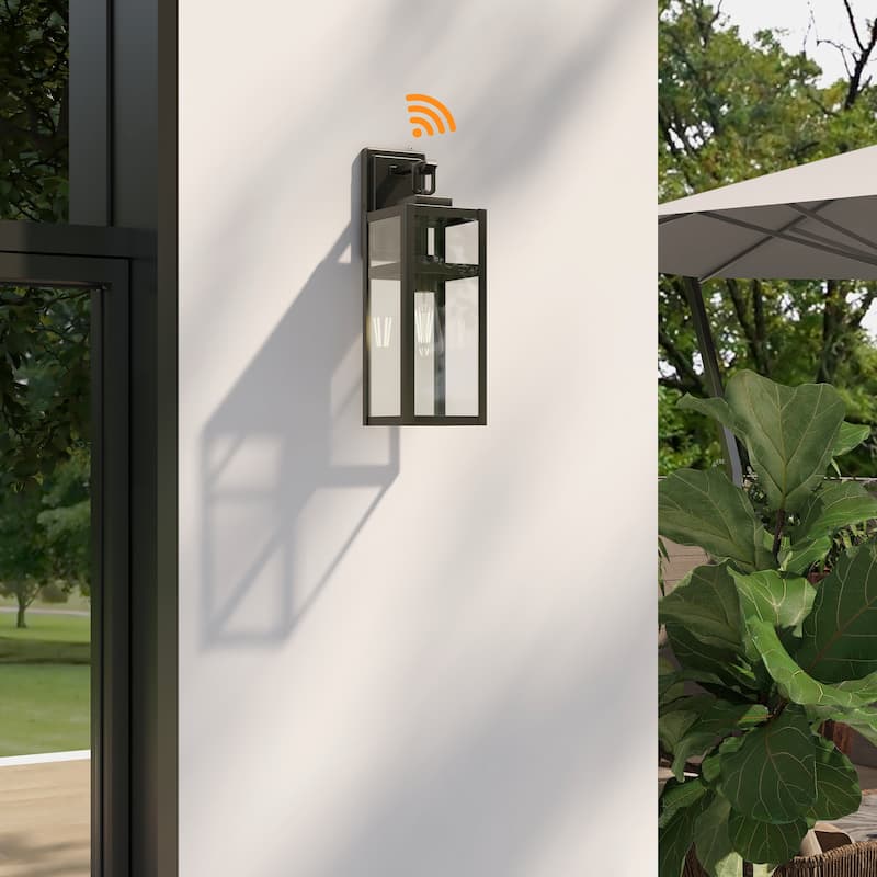 2 Pack Outdoor Wall Light Dusk to Down - 5.9"x7.76"x18.39"