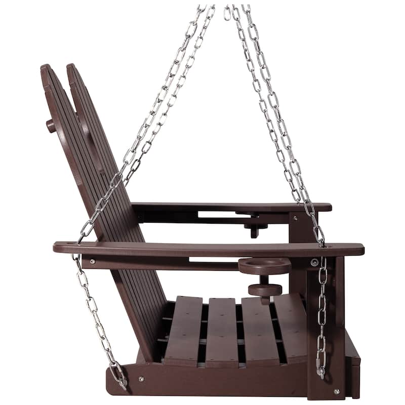 Hanniford Poly Adirondack 50 Inch Porch Swing