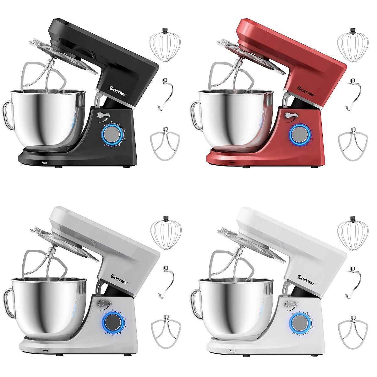 kitchenaid 5qt ,Dough Hook Attachment, Non-stick Bread Hook Mixers  Accessories Replacement Dough Hook for Kitchenaid Stand Mixer