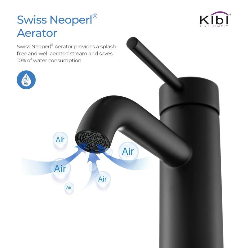 Lead Free Single Handle Bathroom Faucet with Water Hose