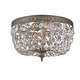 preview thumbnail 1 of 0, Crystorama 2 Light Clear Crystal Bronze Ceiling Mount - 10'' W x 7'' H 10'' W x 7'' H