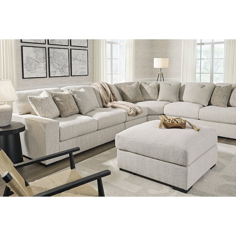 Signature Design by Ashley Ballyton Beige Oversized Accent Ottoman