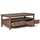 preview thumbnail 18 of 76, WYNDENHALL Norfolk Wood Transitional Coffee Table - 48 Inches wide