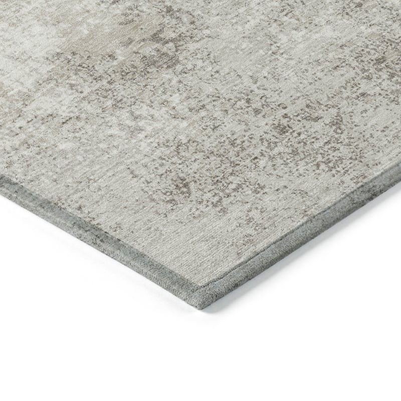 HomeRoots Abstract Transitional Rectangle Outdoor Rug