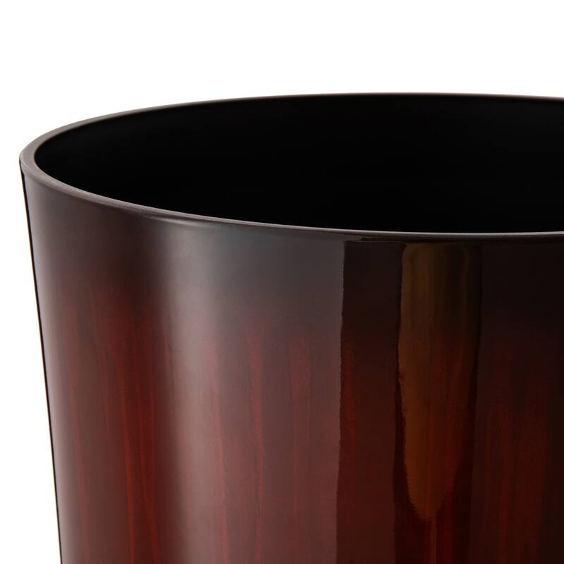 Glitzhome 23.5"H Set of 2 Oversized Gradient Blue or Green Planter Tall Plastic Flower Pot