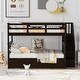 preview thumbnail 2 of 40, Full over Full Bunk Bed with Twin Trundle, Staircase Storage & Solid Wood