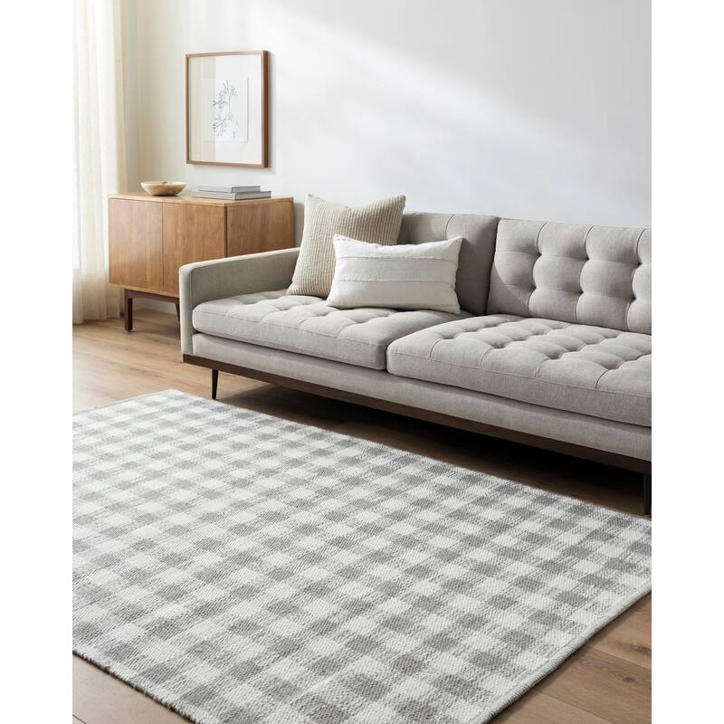 Livabliss Mardin Casual Checkered Area Rug