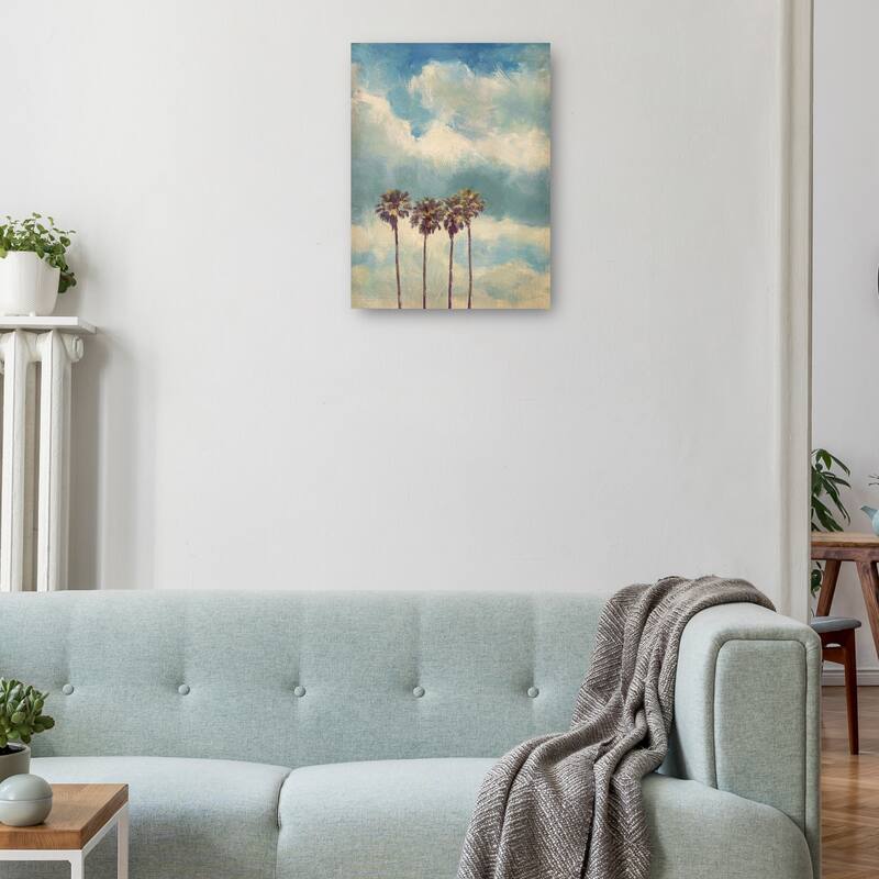 Vintage Palms By Studio Arts Canvas Art Print