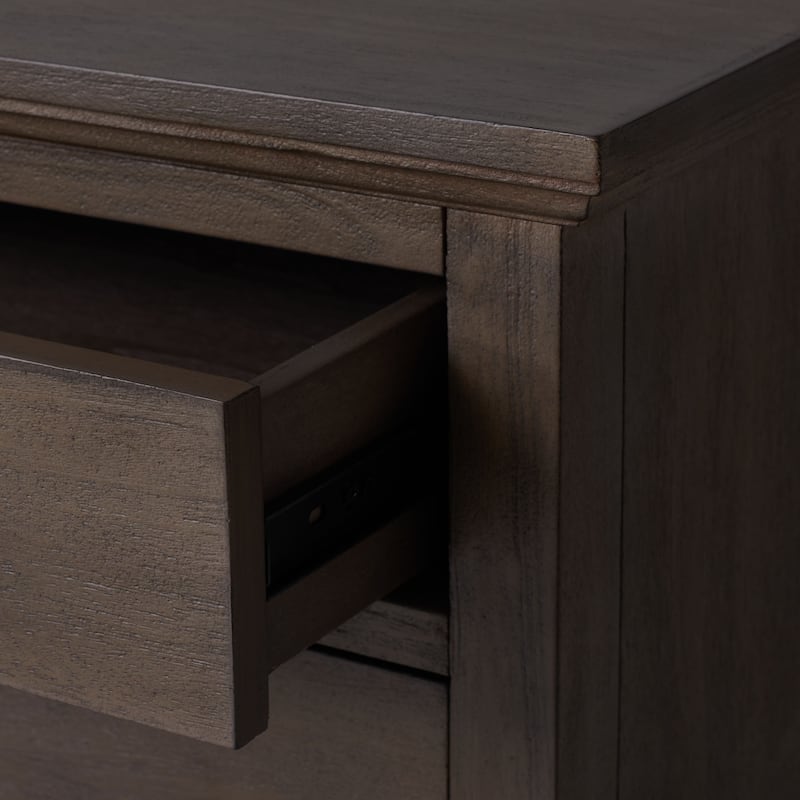 SAFAVIEH Couture Firyal 3-Drawer Wood Nightstand