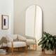 Arched Top Full-length Freestanding/ Leaning/ Hanging Wall Mirror