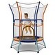 preview thumbnail 5 of 25, Mini Trampoline for Kids with Safety Enclosure Net and Foam Handles