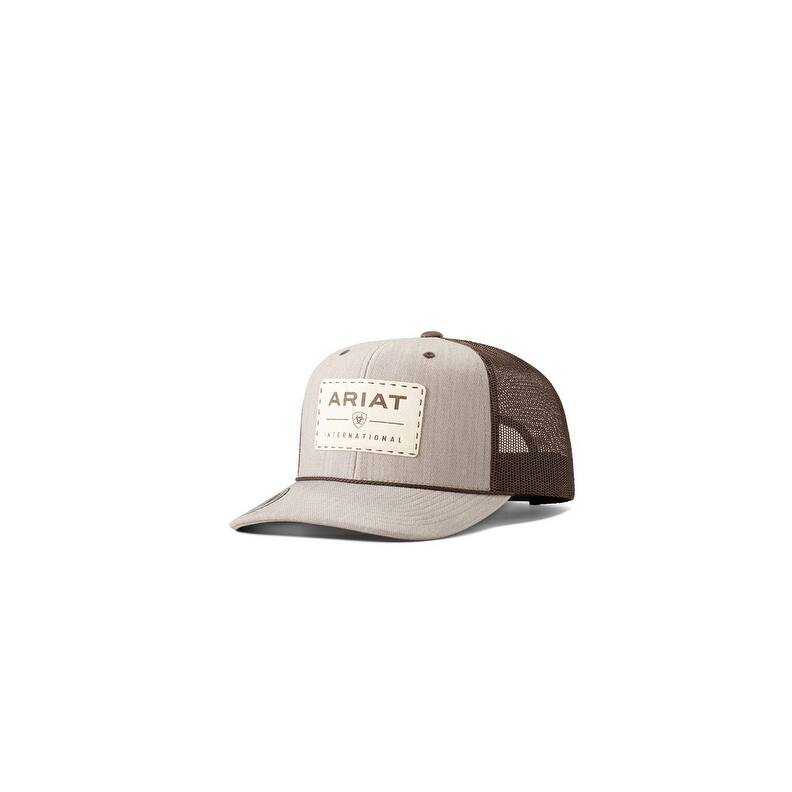 Ariat Western Hat Baseball Cap Suede Logo Patch Tan A300082908