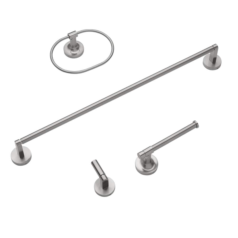 GlideRite 4-Piece Bathroom Hardware Set - 9024-KIT-RD
